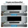 TOPVISION 80W Sound Bar for TV, 2.1Ch Soundbar with Subwoofer, 3D Surround Sound Home Theater system with HDMI/Optical/AUX