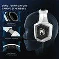 RUNMUS Gaming Headset for PS4, PS5, Xbox One, PC Headset w/Surround Sound, Noise Canceling Over Ear Gaming Headphones with Mic & LED Light