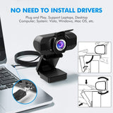Webcam with Microphone for Desktop,1080P HD USB Webcam for PC Desktop & Laptop,with Privacy Cover&Webcam Tripod, Plug and Play,for Conferencing and Video Calling Best seller
