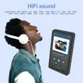 48GB Mp3 Player with Bluetooth, 4.0" Touchscreen Music Player with Speaker, Portable HiFi Sound MP4 MP3 Player with Earphones, Voice Recorder, E-book, Picture, Up to 256 GB, Black