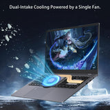 RNRUO 15.6" Laptop, Dual 16GB DDR4 512GB SSD, Intel Core i5 1240P, 12 Core Up 4.4GHz, Office 2024 Fingerprint Backlit KB WiFi 6 BT5.2, Laptop Computer for Business, Student, Light Gaming