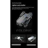 Casrra Drone Dual HD Cameras, FPV Foldable, Kids & Adults RC Quadcopter for Beginners, 2 Batteries, Carrying Case, Gray