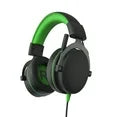 onn Wired Gaming Headset Compatible with Xbox, Black and Green
