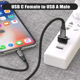 3 PACK USB C 3.1 Type C Female to USB 3.0 Type A Male Port Converter Adapter