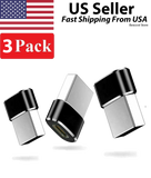 3 PACK USB C 3.1 Type C Female to USB 3.0 Type A Male Port Converter Adapter