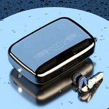 TWS Wireless Earphone M19  IPX7 Waterproof Blue tooth Earphone with Power Bank