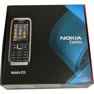 Nokia E51 Single SIM 130MB + 96MB Black ABC Keypad Factory Unlocked 3G GSM