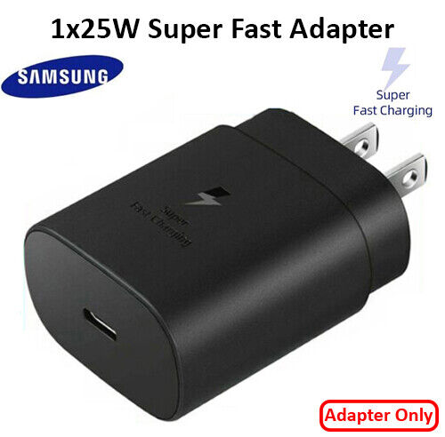 Super Fast Wall Charger Samsung 25w Type USB-C 6FT Cable Charger